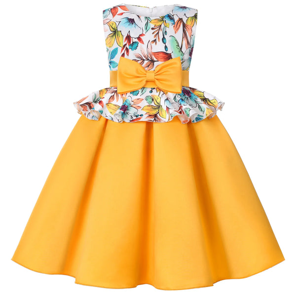 Vestido de Festa Infantil Solene