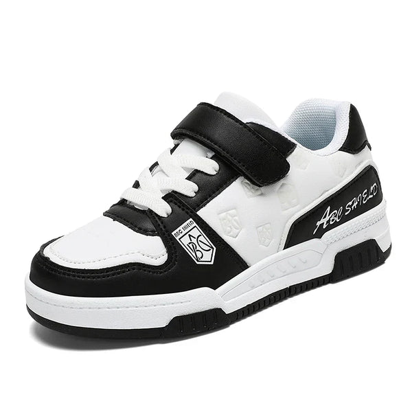 Tênis Infantil Masculino Casual Urbano com Velcro e Cadarço