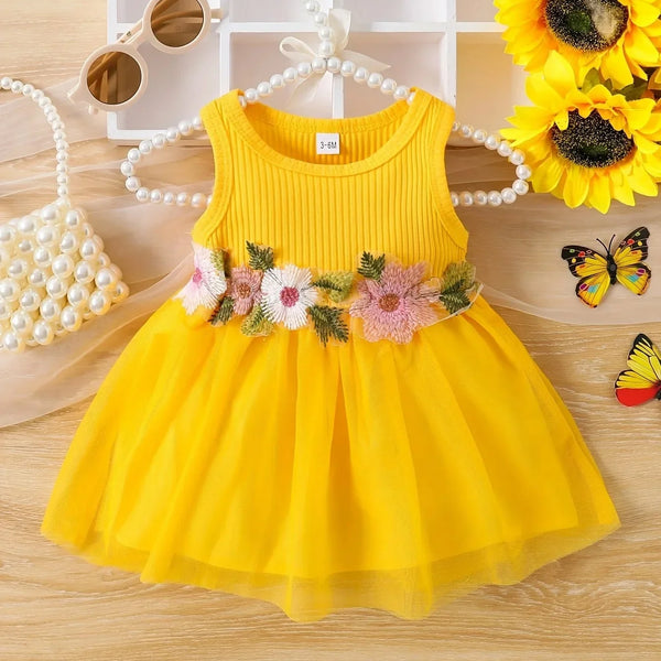 Vestido Recem Nascido Orquídea