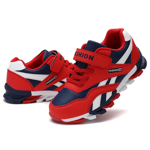 Tênis Infantil  Masculino Esportivo com Velcro e Cadarço