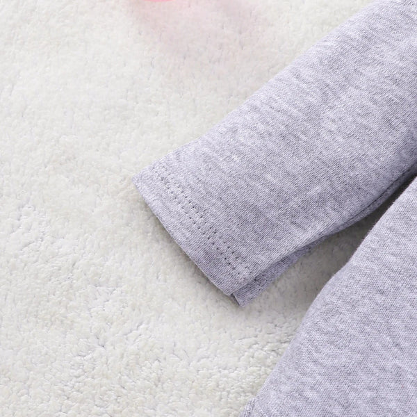 Kit 3 Bodies Bebê Menina Manga Longa Inverno