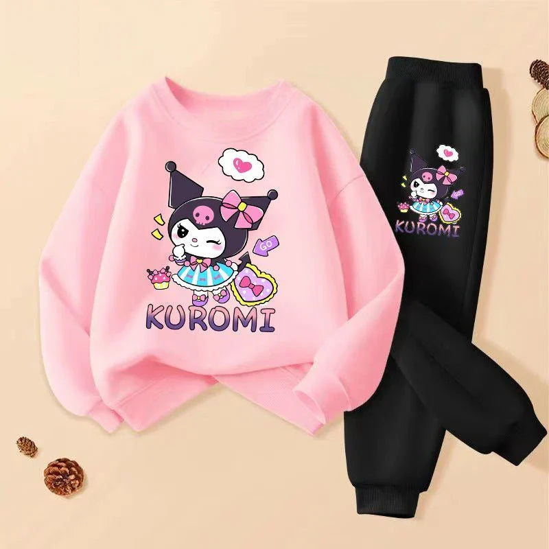 Conjunto Moletom Infantil Feminino Fiorella