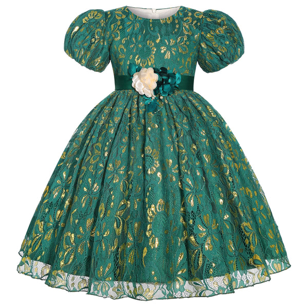 Vestido de Festa Infantil Solene