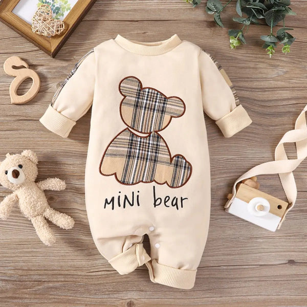 Macacão Bebê Mini Bearo Xadrez