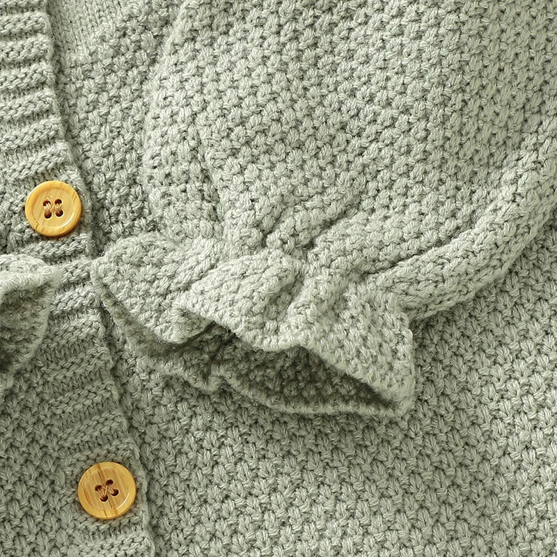 Macacão Tricot Bebê Feminino com Bordado Floral