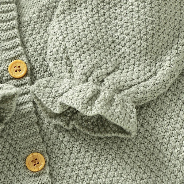 Macacão Tricot Bebê Feminino com Bordado Floral