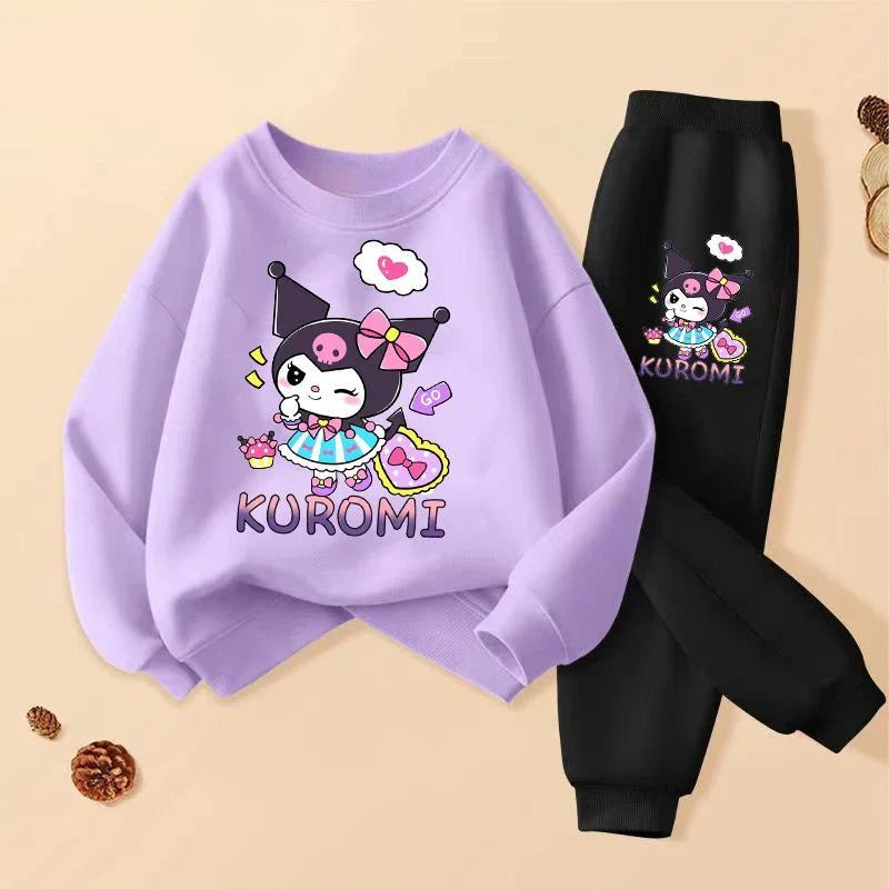 Conjunto Moletom Infantil Feminino Fiorella