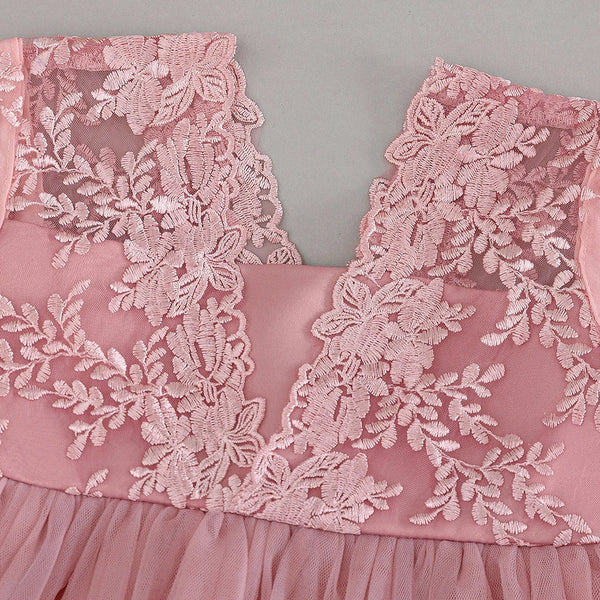 Vestido Bebe Rosa Larah