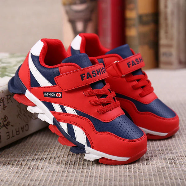 Tênis Infantil  Masculino Esportivo com Velcro e Cadarço