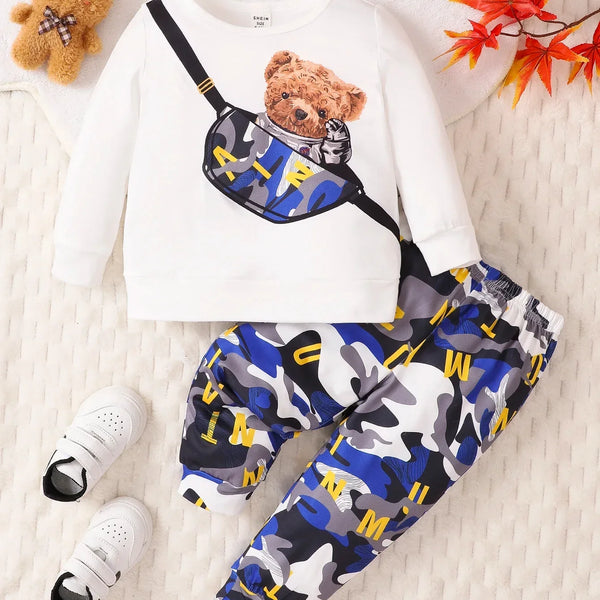 Conjunto Moletom Infantil Masculino Sebastião
