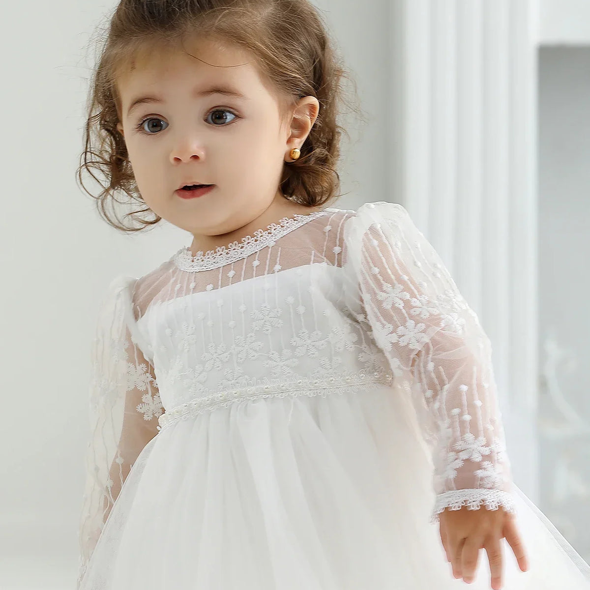 Vestido de Batizado Bebe Emma