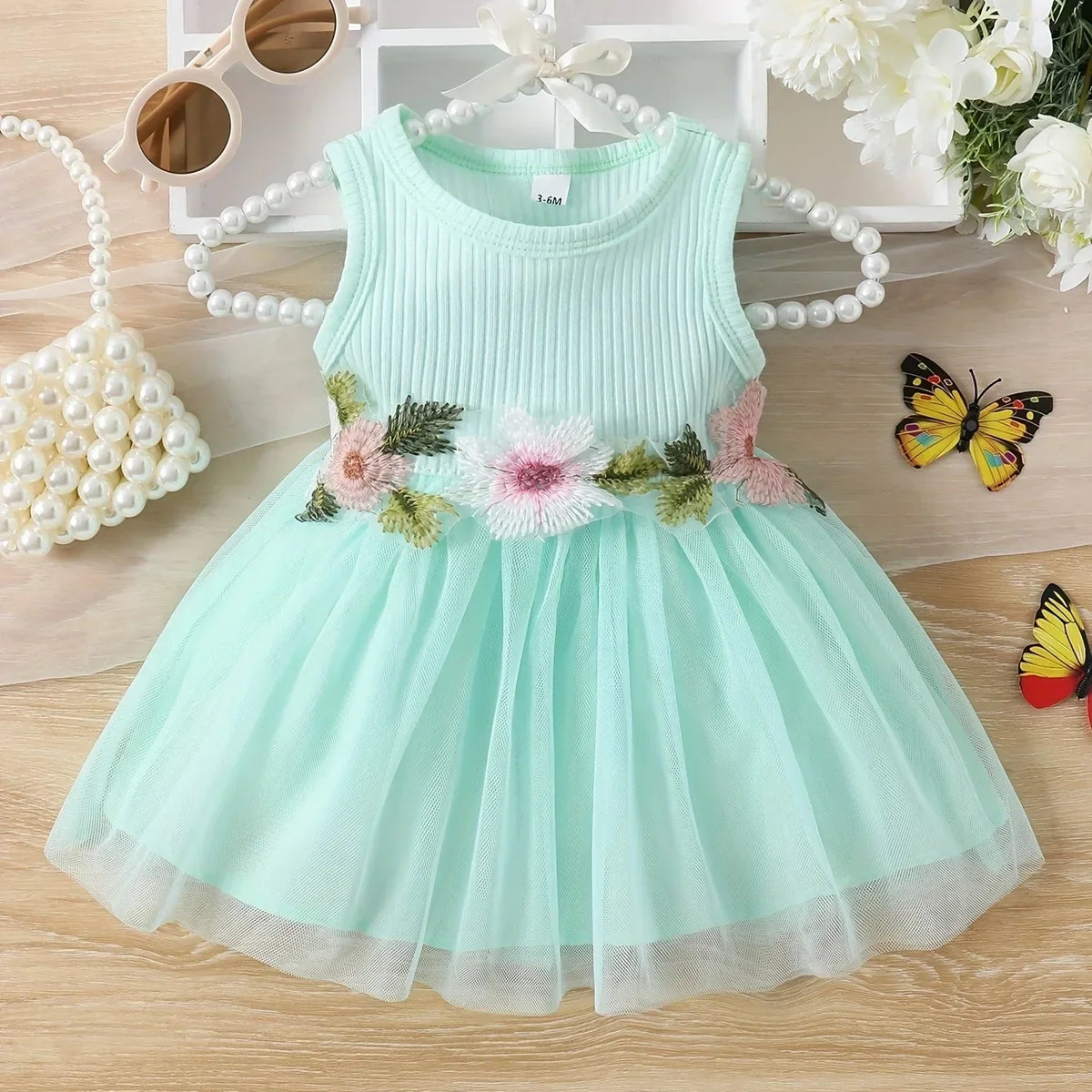Vestido Recem Nascido Orquídea
