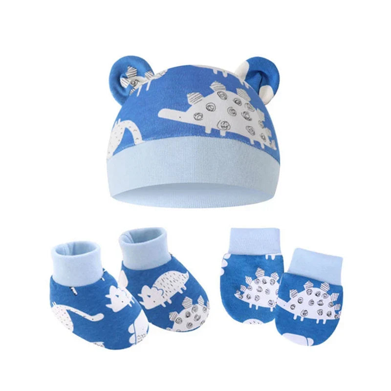 Kit Recem Nascido Meia + Luva + Touca