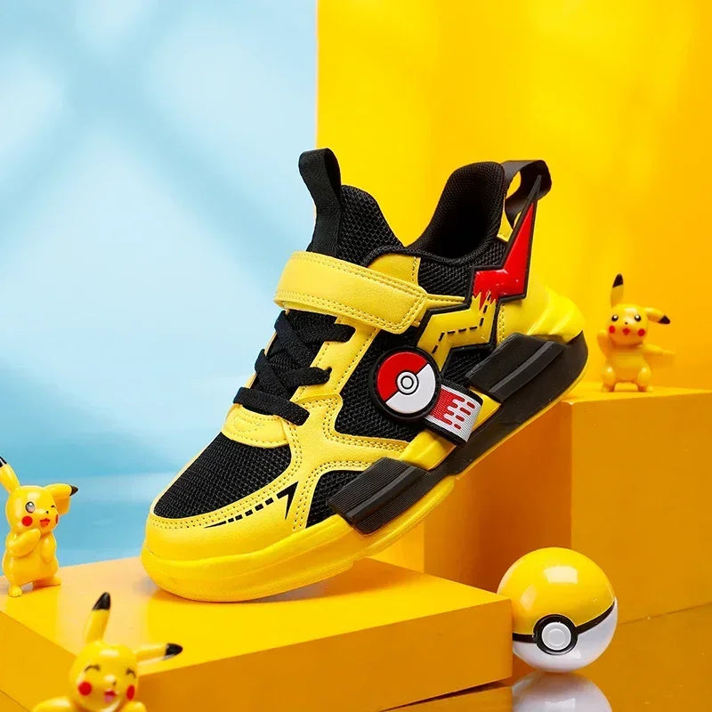 Tênis Infantil Pokémon Pikachu Amarelo com Velcro