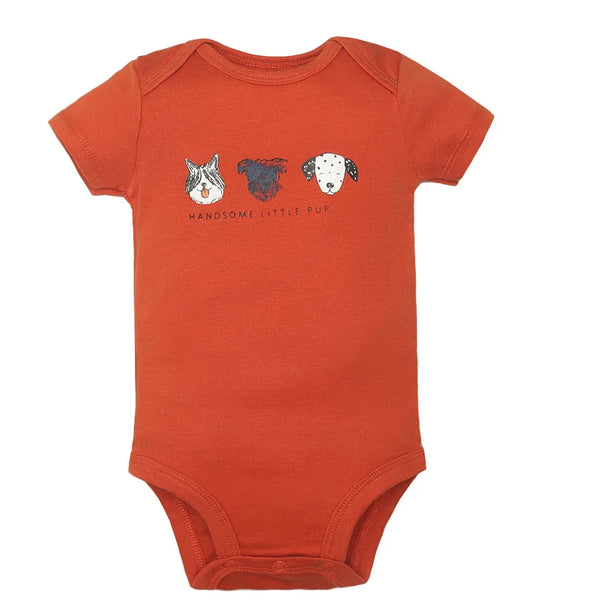 Kit Com 5 Bodies Bebê Maga curta Estampados Menino