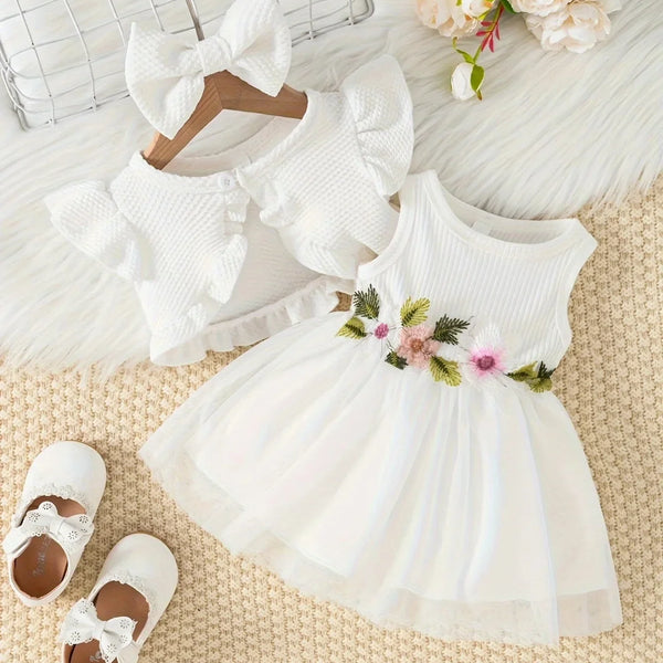 Vestido de Batizado Bebe Grace