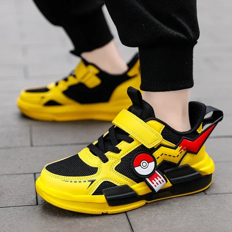 Tênis Infantil Pokémon Pikachu Amarelo com Velcro