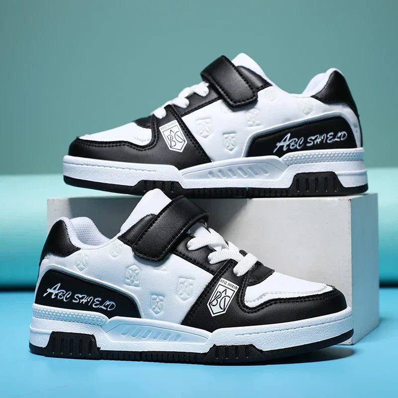 Tênis Infantil Masculino Casual Urbano com Velcro e Cadarço