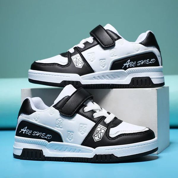 Tênis Infantil Masculino Casual Urbano com Velcro e Cadarço
