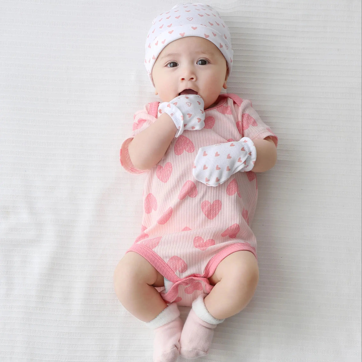 Kit 3 Bodies Bebê Menina Estampas Manga Curta