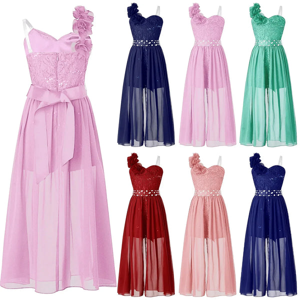 Vestido Longo Infantil Letícia