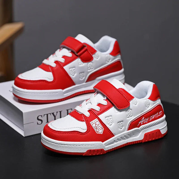 Tênis Infantil Masculino Casual Urbano com Velcro e Cadarço