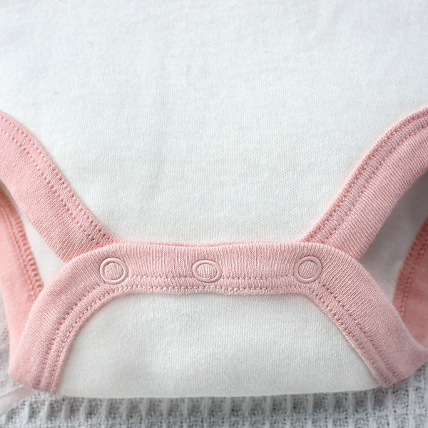 Kit 3 Bodies Bebê Menina Manga Curta