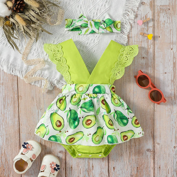 Vestido Bebe Melancia Bella