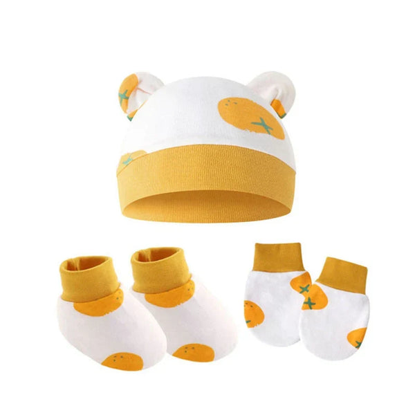Kit Recem Nascido Meia + Luva + Touca