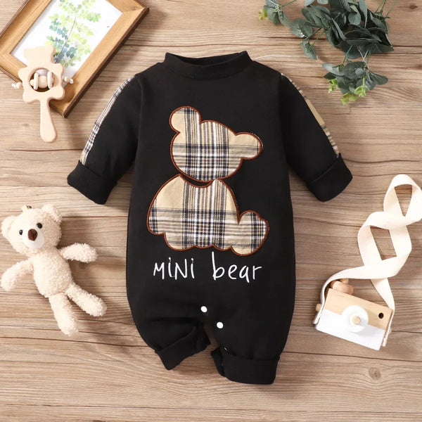 Macacão Bebê Mini Bearo Xadrez