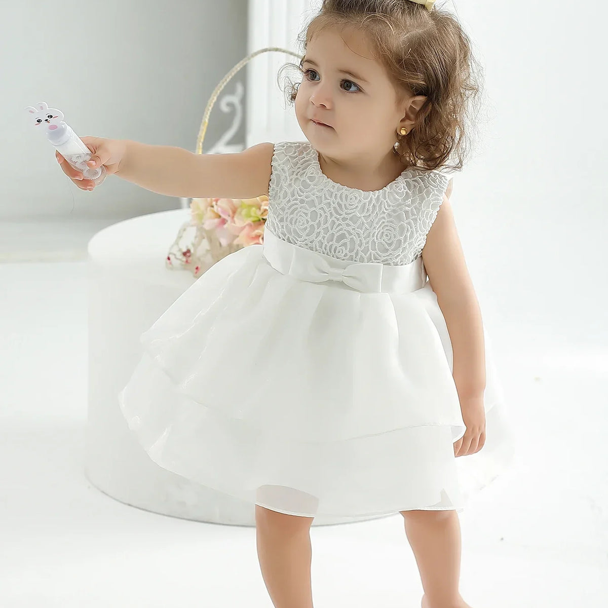 Vestido de Batizado Bebe ingrid