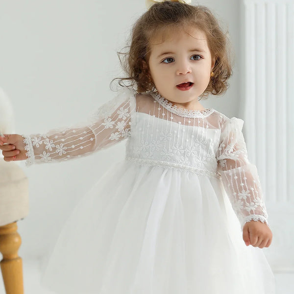 Vestido de Batizado Bebe Emma