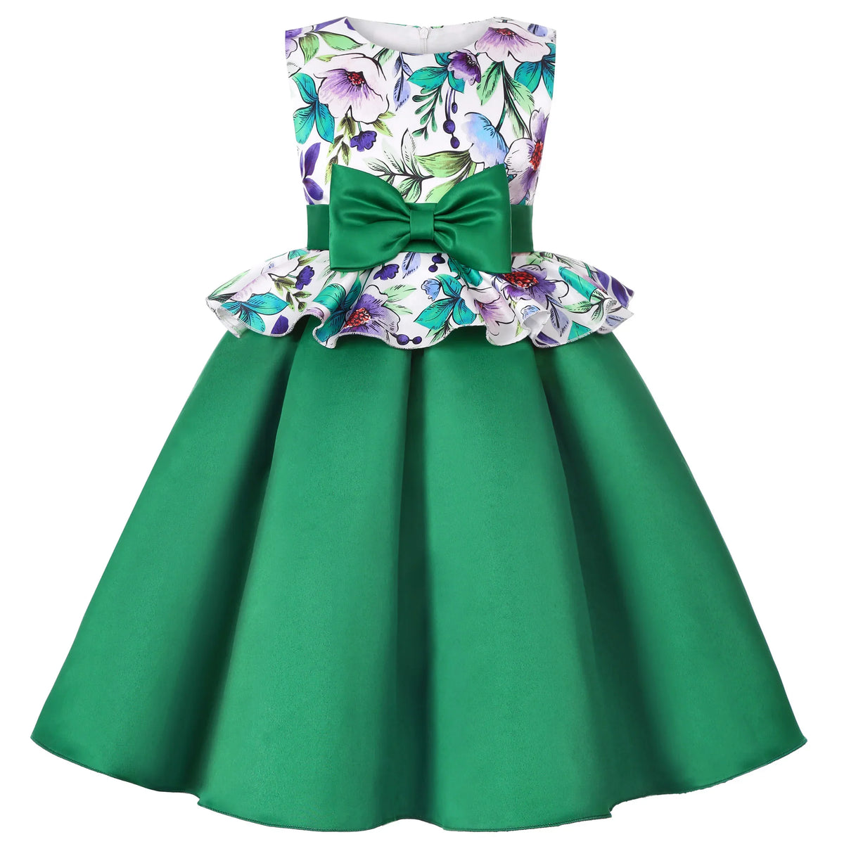 Vestido de Festa Infantil Solene