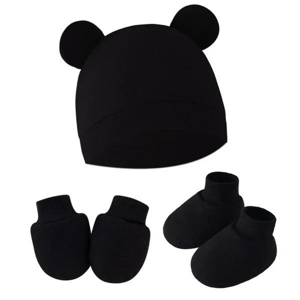 Kit Recem Nascido Meia + Luva + Touca