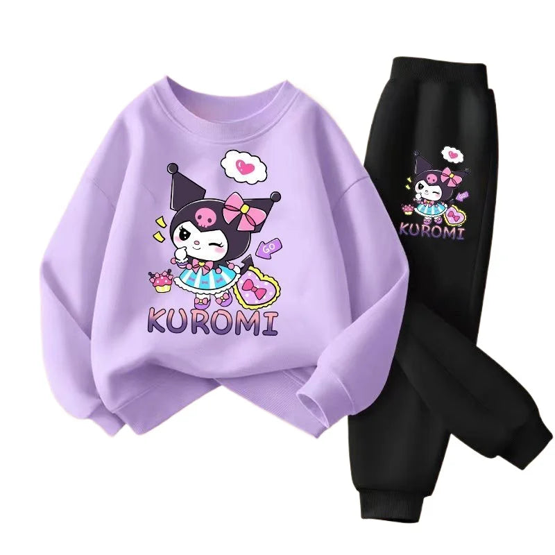 Conjunto Moletom Infantil Feminino Fiorella