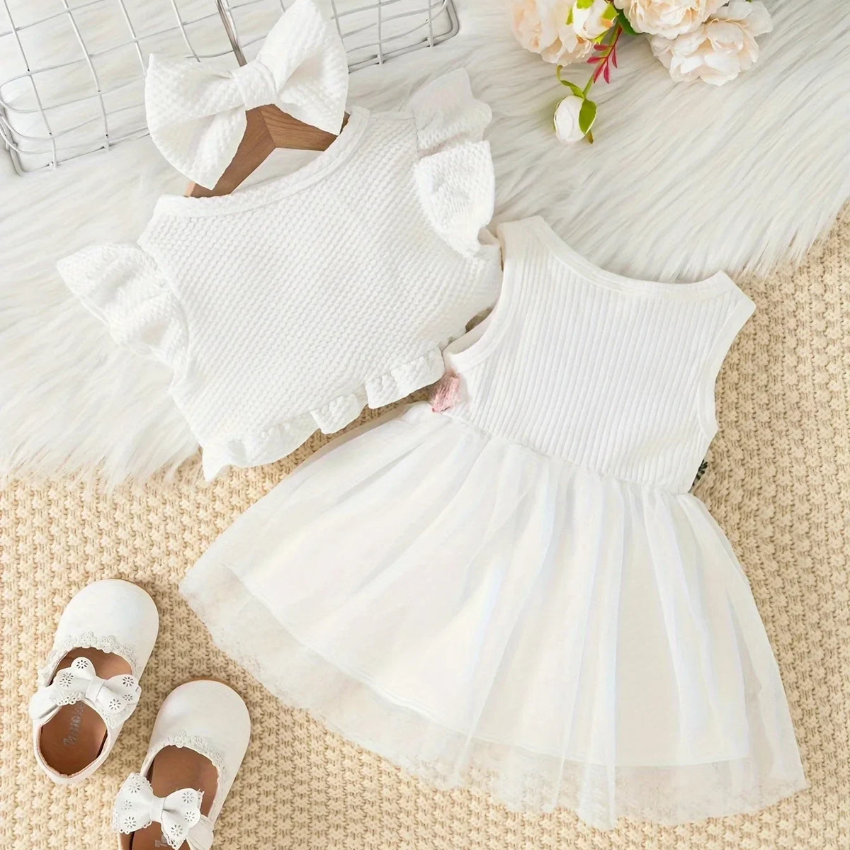 Vestido de Batizado Bebe Grace