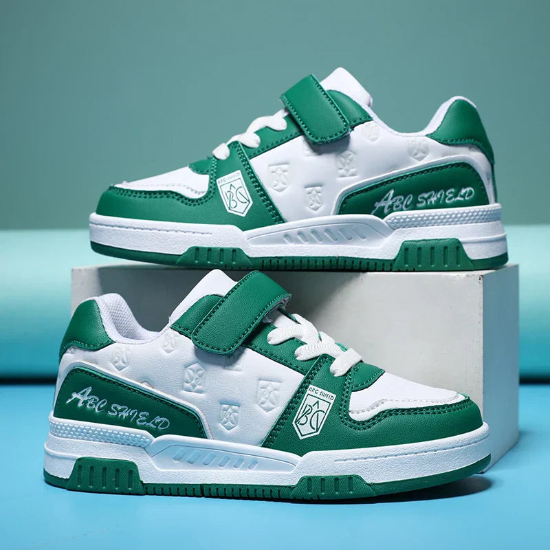 Tênis Infantil Masculino Casual Urbano com Velcro e Cadarço