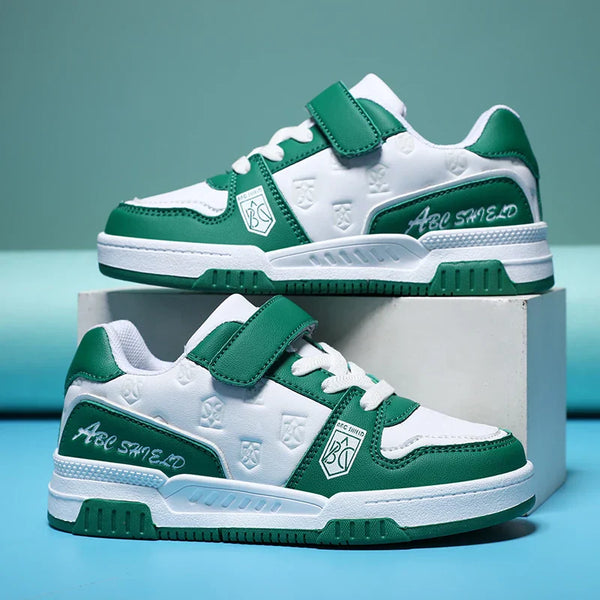 Tênis Infantil Masculino Casual Urbano com Velcro e Cadarço