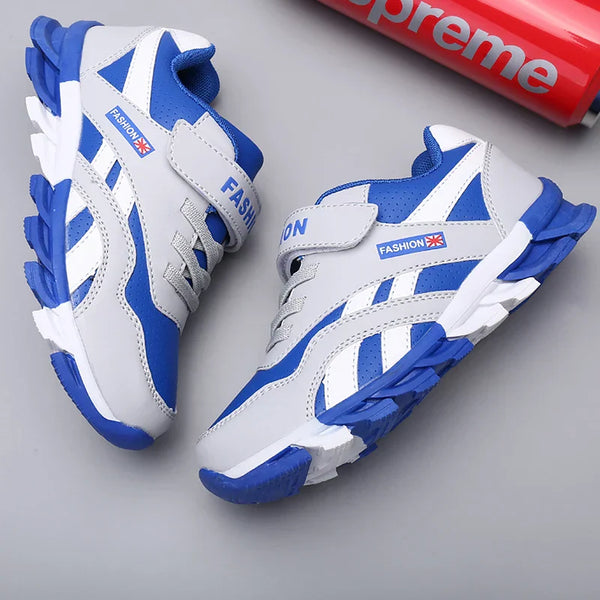 Tênis Infantil  Masculino Esportivo com Velcro e Cadarço
